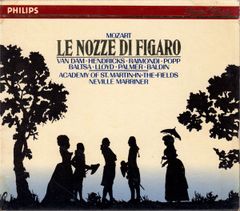 3discs CD Mozart, Van Dam, Marriner Amf Mozart: Le Nozze Di Figaro 4163702 Philips