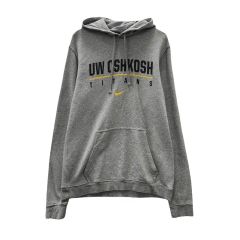 ヴィンテージ NIKE カジュアル oshkosh タイタン グレー WHO フーディー Tシャツ M