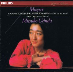 CD Wolfgang Amadeus Mozart Mitsu Piano Sonatas K. 279, 457, 576 4126172 Philips