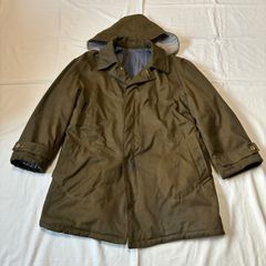 90s 旧ソ連軍 タンカースジャケット 縦キルティング フード・ベルト付き カーキ 鬼フェード