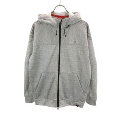 NEW BALANCE ニューバランス ゴルフ 長袖 スウェット ジップパーカー 6 グレー 裏起毛 メンズ 古着