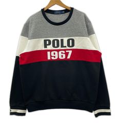 POLO RALPH LAUREN ポロ・ラルフローレン ロゴプリントスウェット sizeL/ブラック系