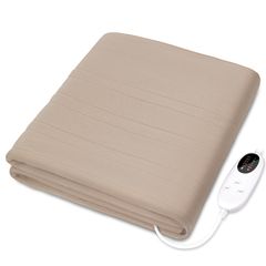 電気毛布 掛け 敷き兼用 160×120cm ダブルサイズ 電気毛布 掛け 切り忘れ防止タイマー付き AI過熱保護機能 節電 速暖 90W 省エネ 洗濯可能 4段階タイマー 5段階温度調整 電気毛布洗える 頭寒足熱 電気ホットマット こたつ併 501282fa