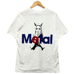 HYSTERIC GLAMOUR ヒステリックグラマー METAL HYSTERIC プリント 半袖Ｔシャツ ホワイト サイズL 正規品 / 56575