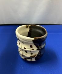 「織部　湯吞」加藤　仁　岐阜県土岐市無形文化財　陶芸　織部　湯吞　共箱