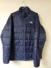 THE NORTH FACE ザノースフェイス 軽量ダウン ネイビー L 実寸105