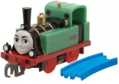 【中古】おもちゃ ジーナ(連結パーツ付き)+曲線レール 「カプセルプラレール きかんしゃトーマス ともだち図鑑 メインランドと世界のなかまたち編」