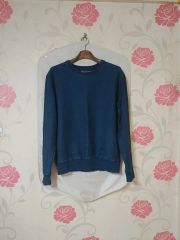 ハンコペンハーゲン Indigo ウォッシュ スウェットシャツ XL