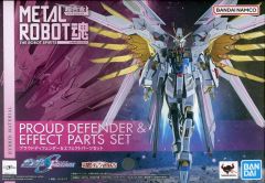 【中古】フィギュア METAL ROBOT魂 ＜SIDE MS＞ プラウドディフェンダー＆エフェクトパーツセット 「機動戦士ガンダムSEED FREEDOM」 魂ウェブ商店限定