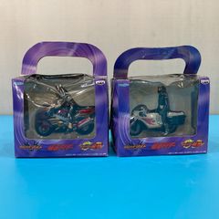 【未使用保管品】【２種セット】仮面ライダー ライト付バイク＆フィギュア 仮面ライダーアギト ＆ マシントルネイダー 仮面ライダー旧1号 ＆ サイクロン号 ©石森プロ・東映 ©2001, 02 石森プロ・テレビ朝日・ADK・東映 バンプレスト BANPRESTO