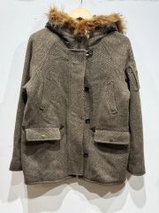 VS OUTFITTERS ヴィンテージ ヘリンボーン N-2B ファー フード ジャケット