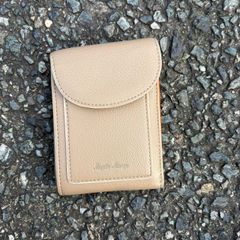 送料込み レガートラルゴ 二つ折り財布 バイカラー ベージュ オレンジ