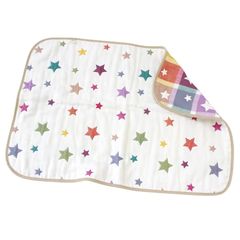 【新品】 hiorie(ヒオリエ) 日本製 6重ガーゼ ベビーケット ミニケットサイズ スター 赤ちゃん ガーゼケット 出産祝い ケット
