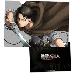 【新品】 進撃の巨人 クリアファイルJ[リヴァイ]