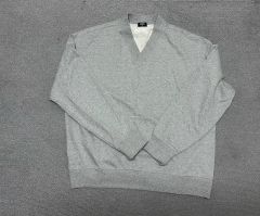 ムシンサスタンダード Vネック スウェットシャツ ミディアム グレー 2XL
