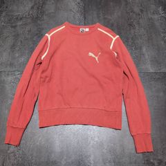 Vintage PUMA Sweatshirt Mens S Red Archive Faded Y2K ヴィンテージ プーマ スウェット トレーナー メンズ S レッド系 アーカイブ 好フェード y2k