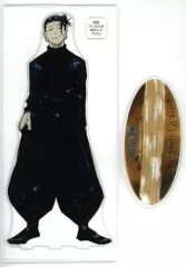 【中古】アクリルスタンド・アクリルパネル 夏油傑 アクリルMEGAフィギュア 「呪術廻戦」 ジャンプキャラクターズストア限定