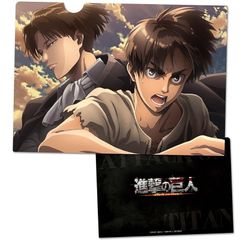 【新品】 進撃の巨人 クリアファイルH[エレン＆リヴァイ]