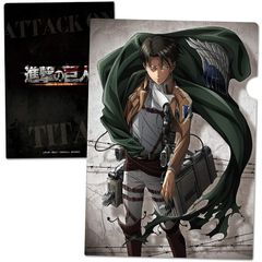 【新品】 進撃の巨人 クリアファイルI[リヴァイ]