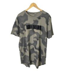 ナイキ NIKE JORDAN Tシャツ カットソー 総柄 迷彩柄 半袖 XL グレー