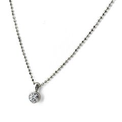 ダイヤモンド プラチナ ペンダント ネックレス Pt900 Pt850 ダイヤモンド レディース 【中古】