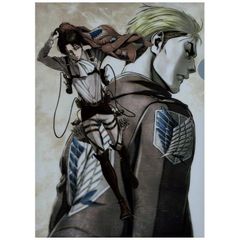【新品】 進撃の巨人 クリアファイルP[リヴァイ＆エルヴィン]