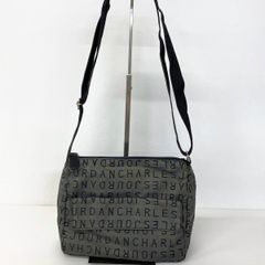 CHARLES JOURDAN/シャルルジョルダン ショルダーバッグ グレー系 ロゴ総柄 レディース 斜め掛け カバン[OL02743]