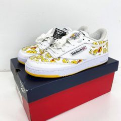 未使用 Reebok CLASSIC/リーボック スニーカー S29074 ホワイト/総柄 23.5cm シューズ 箱付き[OX04425]