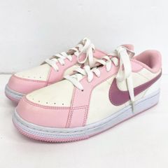 NIKE ローカットスニーカー 25cm ホワイト/ピンク 429583-160 ナイキ シューズ/運動靴[OX04426]