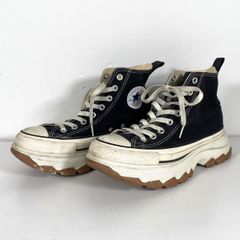 コンバース 1SD662 25.5cm ハイカット スニーカー ブラック/黒 厚底靴 オールスター REACT2.0 CONVERSE[OL02579]