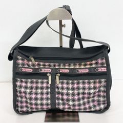 LESPORTSAC レスポートサック ショルダーバッグ チェック柄 ピンク/グレー/ブラック 斜め掛け カバン/鞄 レディース[OQ05170]