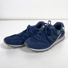 ニューバランス WL996FPD 24.5cm ネイビー スニーカー シューズ 紺/カモフラ/迷彩柄 New Balance 996 レディース[OI04712]