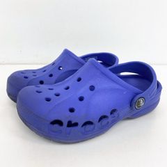 crocs/クロックス サンダル キッズ C12/C13 (18.5cm相当) ブルー 青 ロゴ入り/バックストラップ[OX04479]