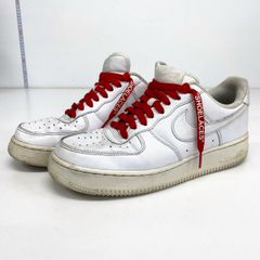 NIKE/ナイキ スニーカー 25.5cm CW2288-111 ホワイト/白 レッドシューレース ローカット シューズ メンズ[OK06352]