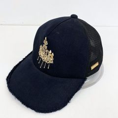 Rady/レディ メッシュキャップ 帽子 シャンデリア ビジュー ブラック/黒 ゴールド金具 フリンジ レディース[OT04043]