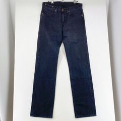 美品 リーバイス 505 デニムパンツ ジーンズ W32 L33 ブラック系/濃紺 A505-09 綿100% Levi's[OI04780]