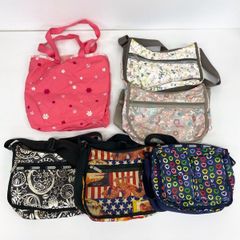現状品 まとめて6点セット LeSportsac/レスポートサック ショルダーバッグ/トートバッグ 花柄/ハート柄/レディース[OQ05217]