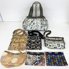 現状品 まとめて7点セット LeSportsac/レスポートサック トートバッグ/ショルダーバッグ/ポーチ 総柄 ハート ドット 星[OQ05220]