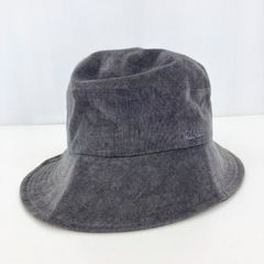 美品 MAXIME LABEYRIE バケットハット Lサイズ 59cm グレー系 コーデュロイ 帽子/ハット 573352-0359[OA07117]