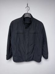 正規品 GIVENCHY ジバンシィ ハイネック ツーポケット ジャケット メンズ 95(M) サイズ チャコールブラック