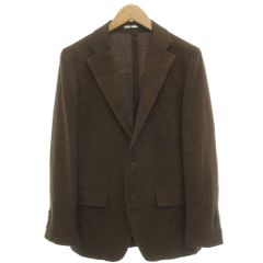 スーツセレクト SUIT SELECT 美品 テーラードジャケット A6 茶 ブラウン ウール サイドベンツ ノッチドラペル IBO103 /BJ
