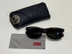 ① Ray-Ban レイバン RB 2132-F NEW WAYFARER 902L 55◻︎18 140 3N サングラス べっ甲柄 度なし