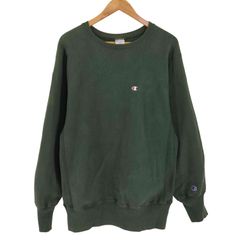 チャンピオン Champion 90s メキシコ製 刺繍タグ REVERSE WEAVE クルーネック スウェット メンズ  L