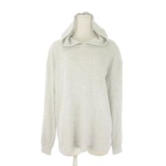 シップス エニィ SHIPS any サーマルカットソー ワッフル F グレー 無地 長袖 フード付き /CK21 ■GY70