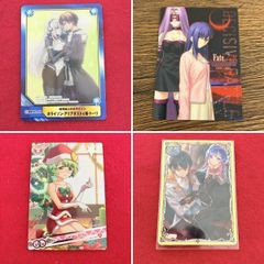 アニメ ゲーム カード 4点 まとめ売り 境界線上のホライゾン Fate/hollow ataraxia AKB0048 白猫プロジェクト 非売品 トレカ