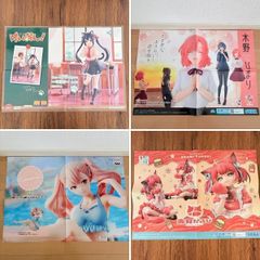 美少女フィギュア 告知ポスター 4枚 まとめ売り けいおん! 中野梓 ささやくように恋を唄う SYNDUALITY Noir エリー 赤見かるび 非売品 販促ポスター