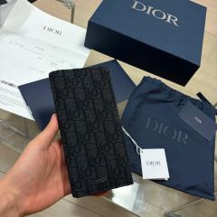 {ほぼ新品/フルセット} Dior ディオール オブリーク 長財布