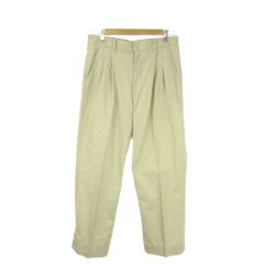 ピエールカルダン Pierre Cardin パンツ 32W ベージュ 無地 タック /AO32 ■ECC009