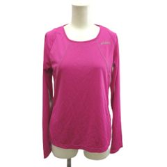 アシックス asics Tシャツ クルーネック 長袖 L ピンク /NP ■GY81