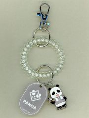 【中古】キーホルダー パンダ 「呪術廻戦×極楽湯・RAKU SPA 極楽 じゅじゅやすみ3 トレーディングロッカーキー風キーホルダー アニメ『呪術廻戦』5周年」